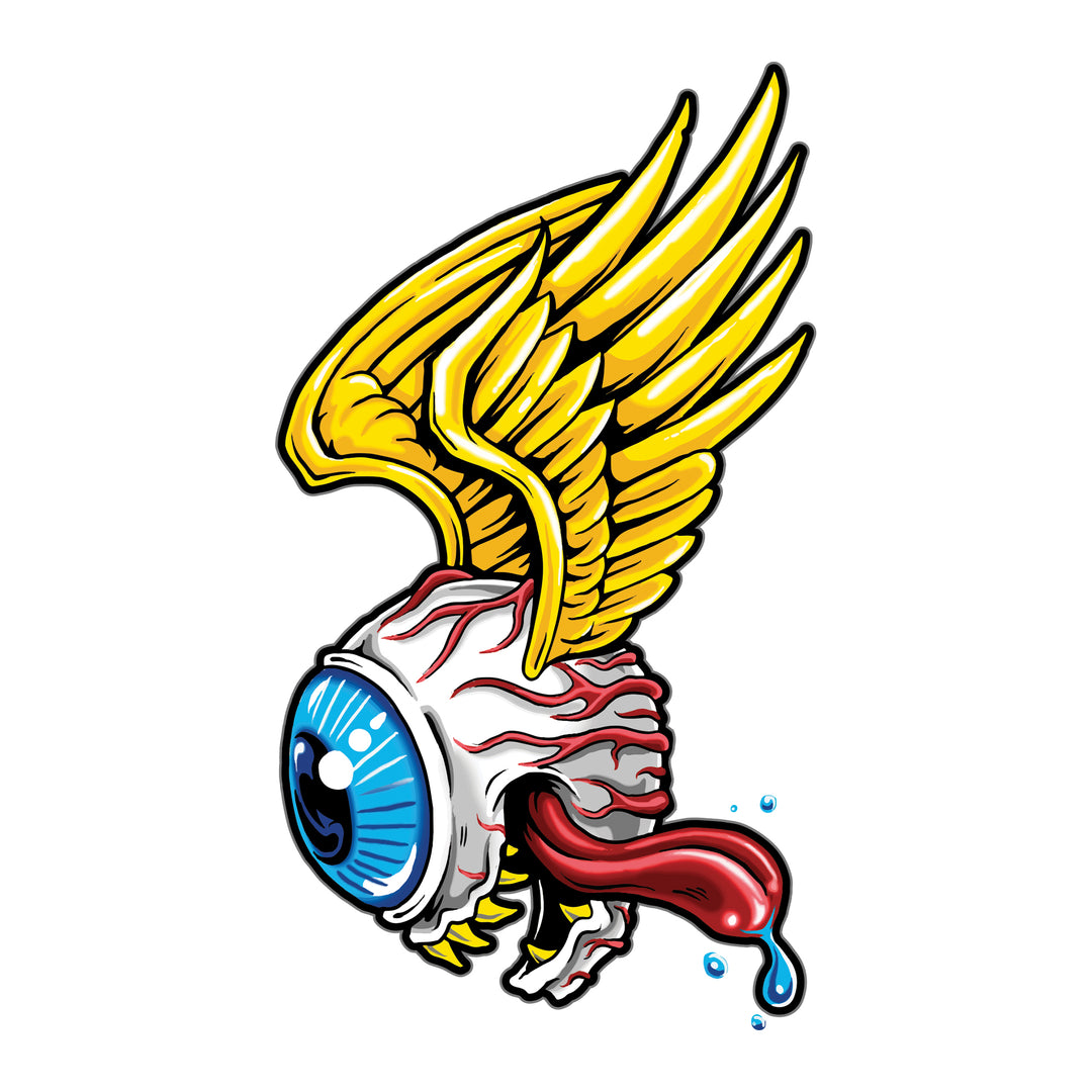 Rude & Crude: Motor Monster Eyeball Mini Decal/Sticker