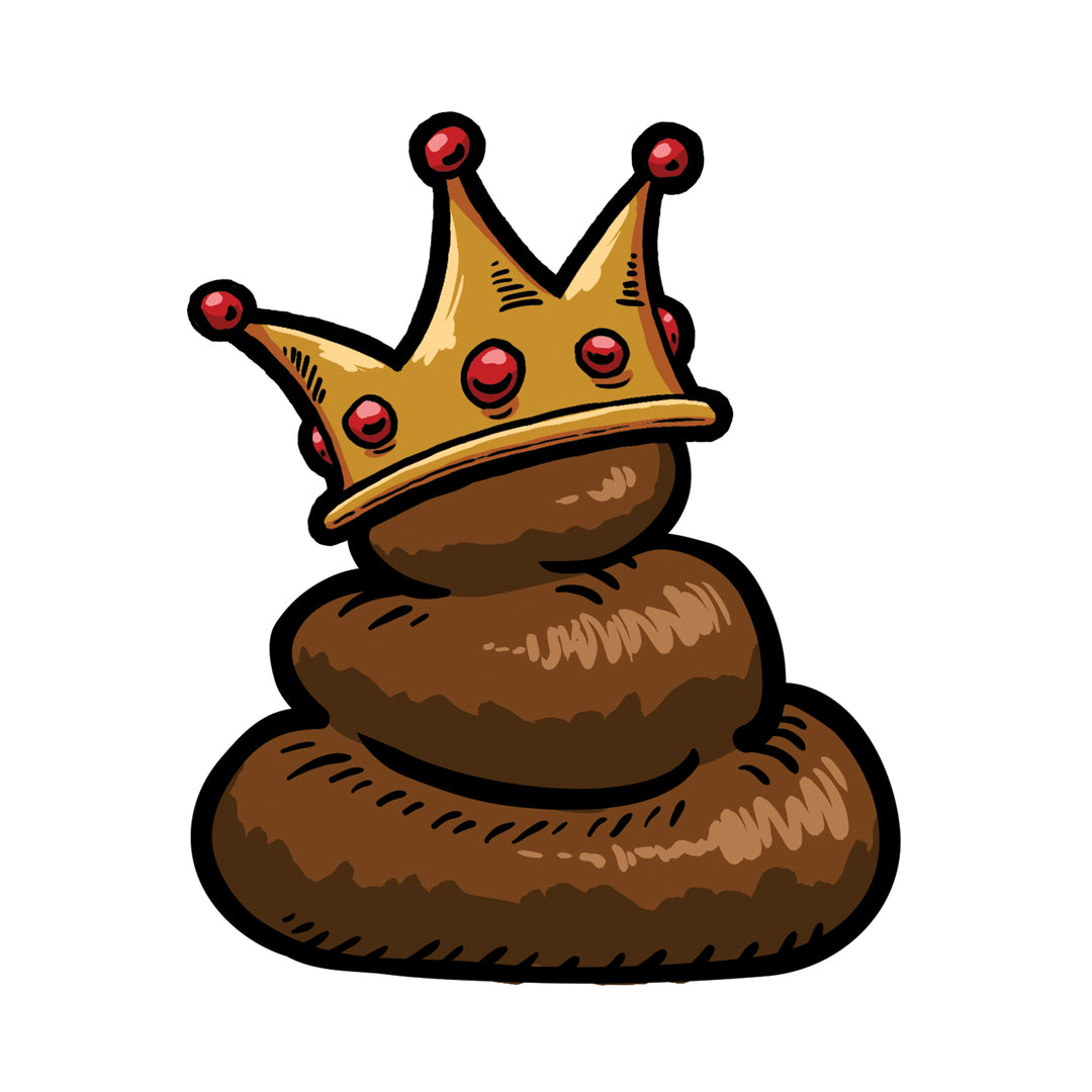 King Sh!t Mini Decal/Sticker