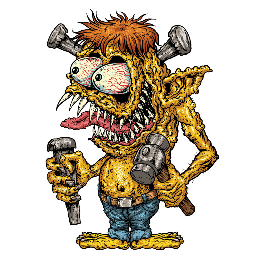Skool of Hard Knocks Monster Mini Decal/Sticker