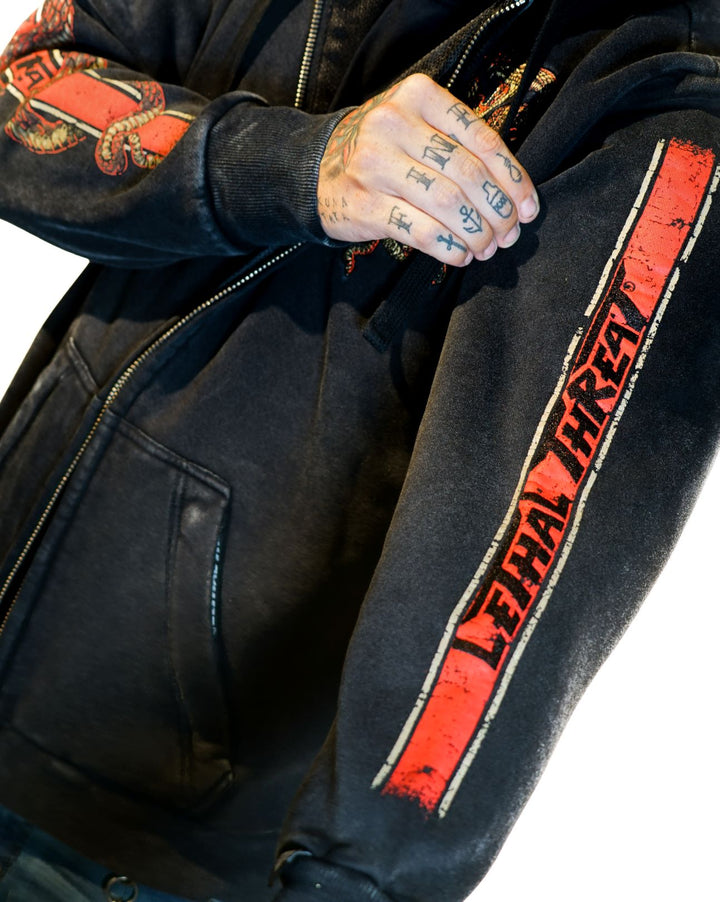 Venom and Velocity Zip Up Hoodie