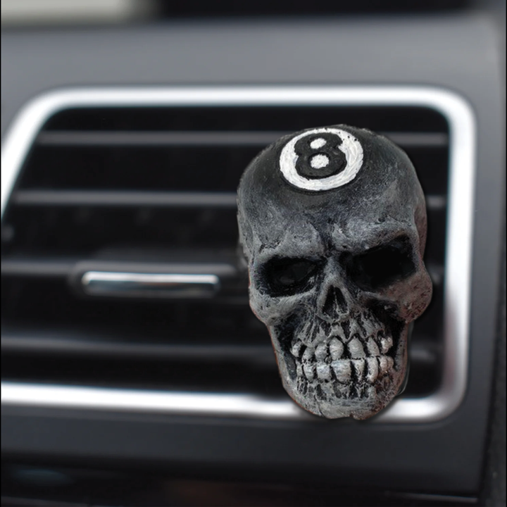 8 Ball Skull Vent Clip Air Freshener
