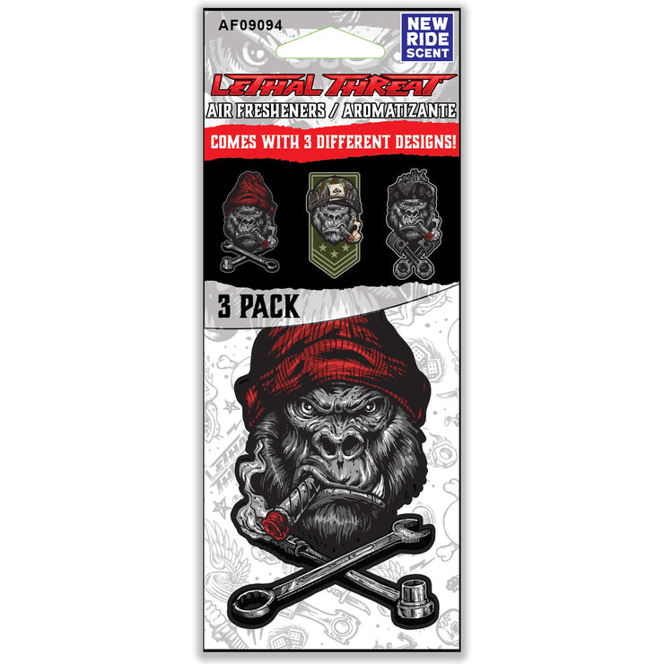 GORILLA TUFF Paper Air Freshener 3-Pack