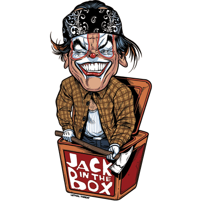 Jack in the Box Mini Decal/Sticker