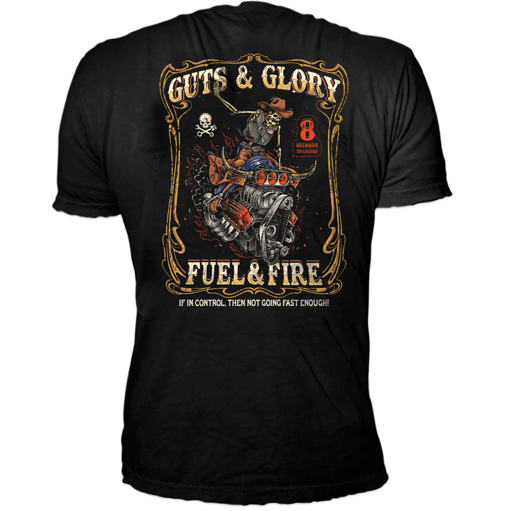 Guts & Glory Black Tee