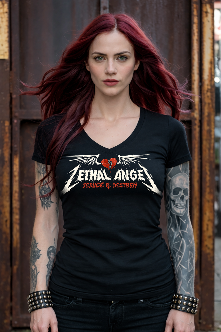 Seduce & Destroy V-Neck | Lethal Angel®