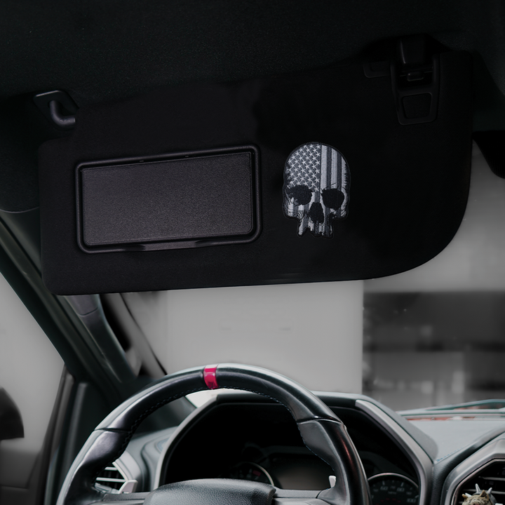 USA Skull Car Patch