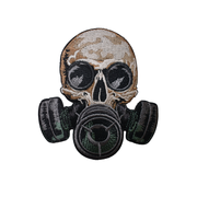 Gas Mask Skull Car Patch
