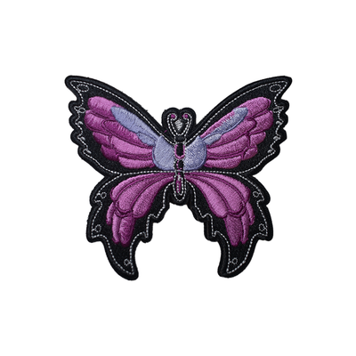 Purple Butterfly Car Patch