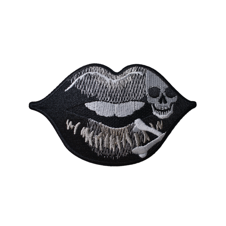 Skull Lips Car Patch