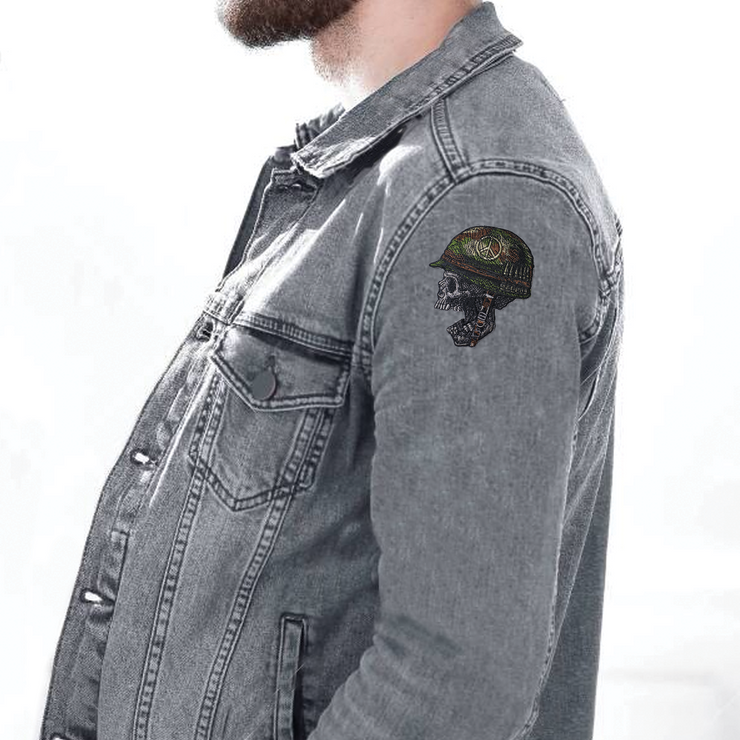 Army Skull Car Patch