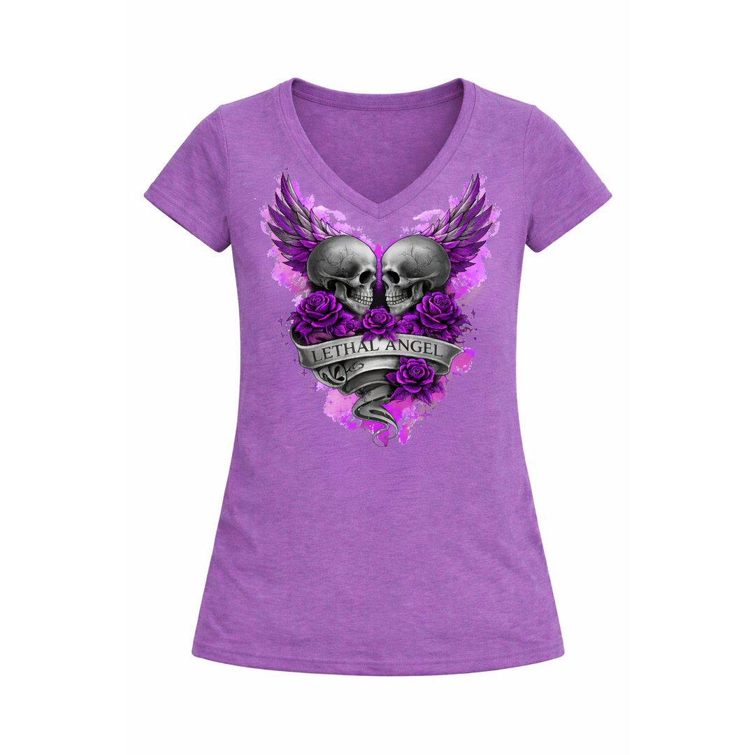 Winged Passion V-Neck | Lethal Angel®