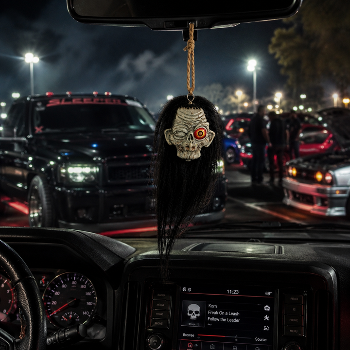 Wacky Weirdo “One Eye Jack” - Hanging Dashboard Ornament - Lethal Threat®