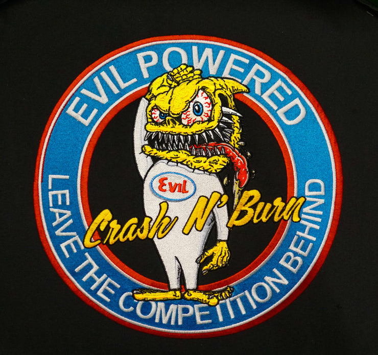 Evil Powered Monster Embroidered Work Shirt / Shop Shirt