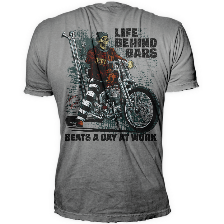 Life Behind Bars Gray Tee