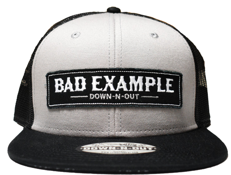 Bad Example Flat Bill Snap Back Hat