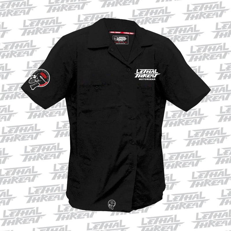 Kustom Rat Rods Embroidered Work Shirt / Shop Shirt