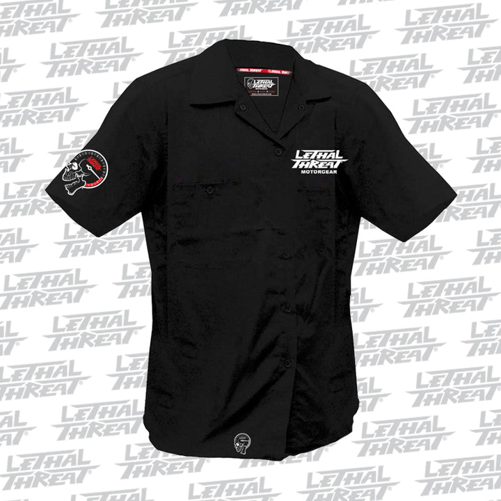 Kustom Rat Rods Embroidered Work Shirt / Shop Shirt