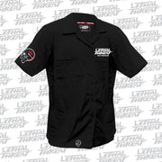 Kustom Motorcycle Embroidered Work Shirt / Shop Shirt