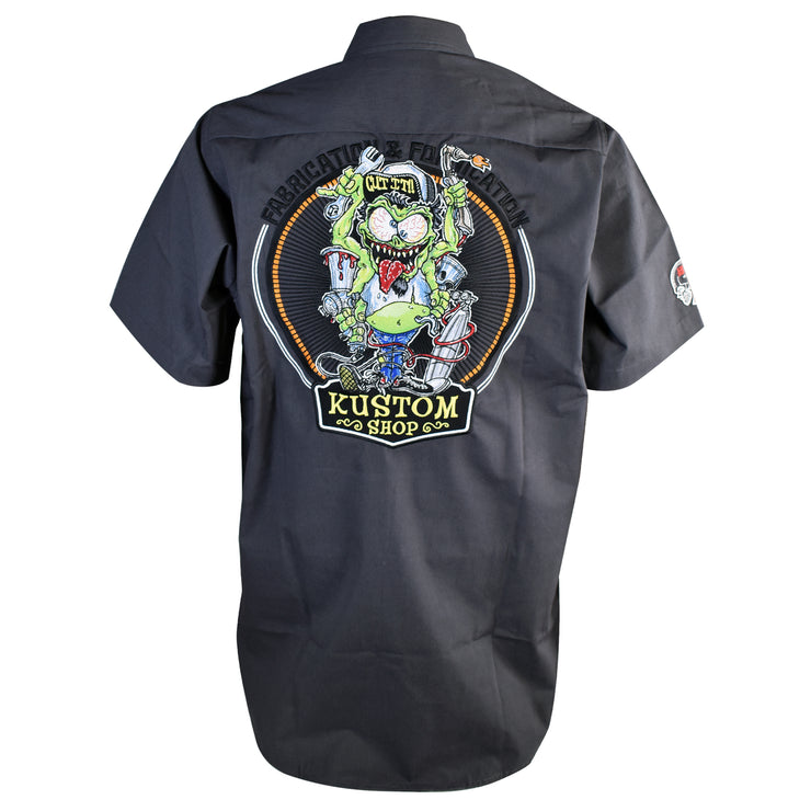 Fabrication Monster Embroidered Work Shirt / Shop Shirt