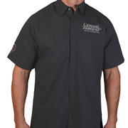 Motor Maniac Embroidered Work Shirt / Shop Shirt