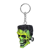 Frankenstein Skull 3D Key Chain