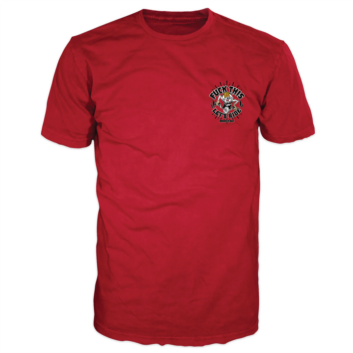 F This Let's Ride Red Tee