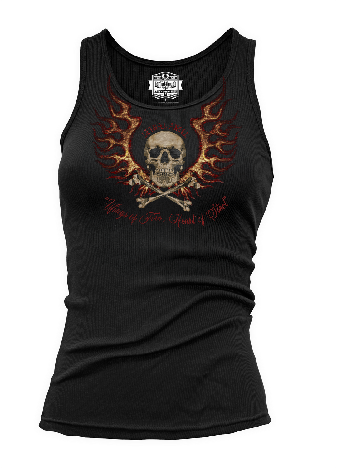 Wings of Fire Heart of Steel Tank Top | Lethal Angel®