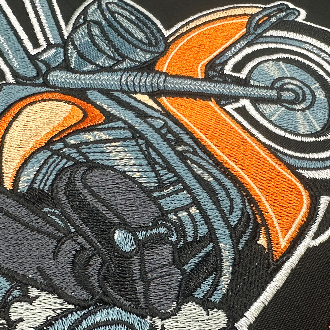 Low & Loud Gorilla BLACK Embroidered Work Shirt / Shop Shirt