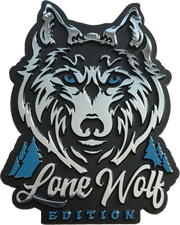 LONE WOLF Peel n Stick Abs Emblem