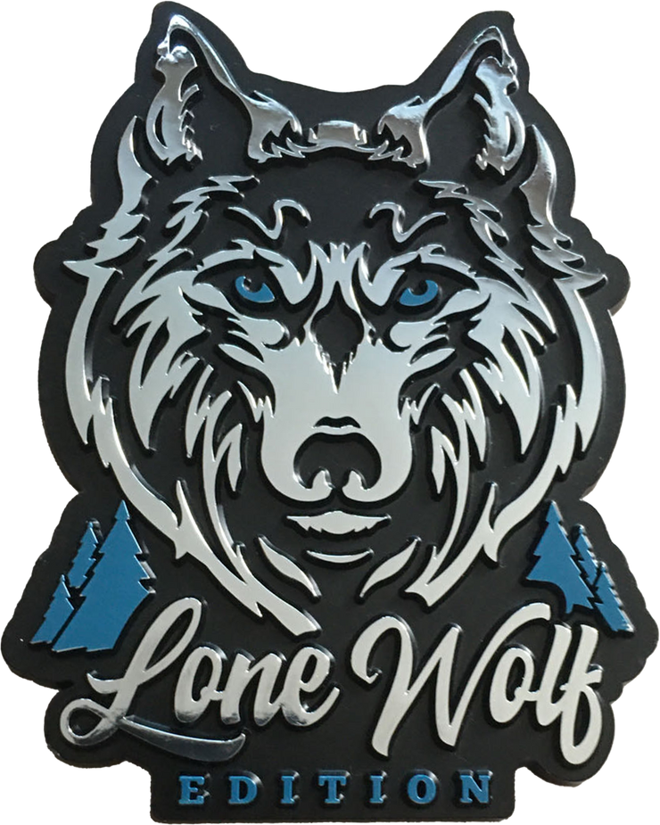 LONE WOLF Peel n Stick Abs Emblem