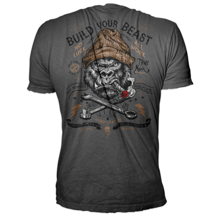 BUILD YOUR BEAST GORILLA T-SHIRT