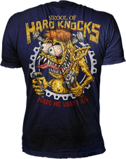 Skool of Hard Knocks Navy Blue Men's Navy-Blue Tee Shirt