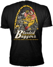 Bloated Baggers Black Tee