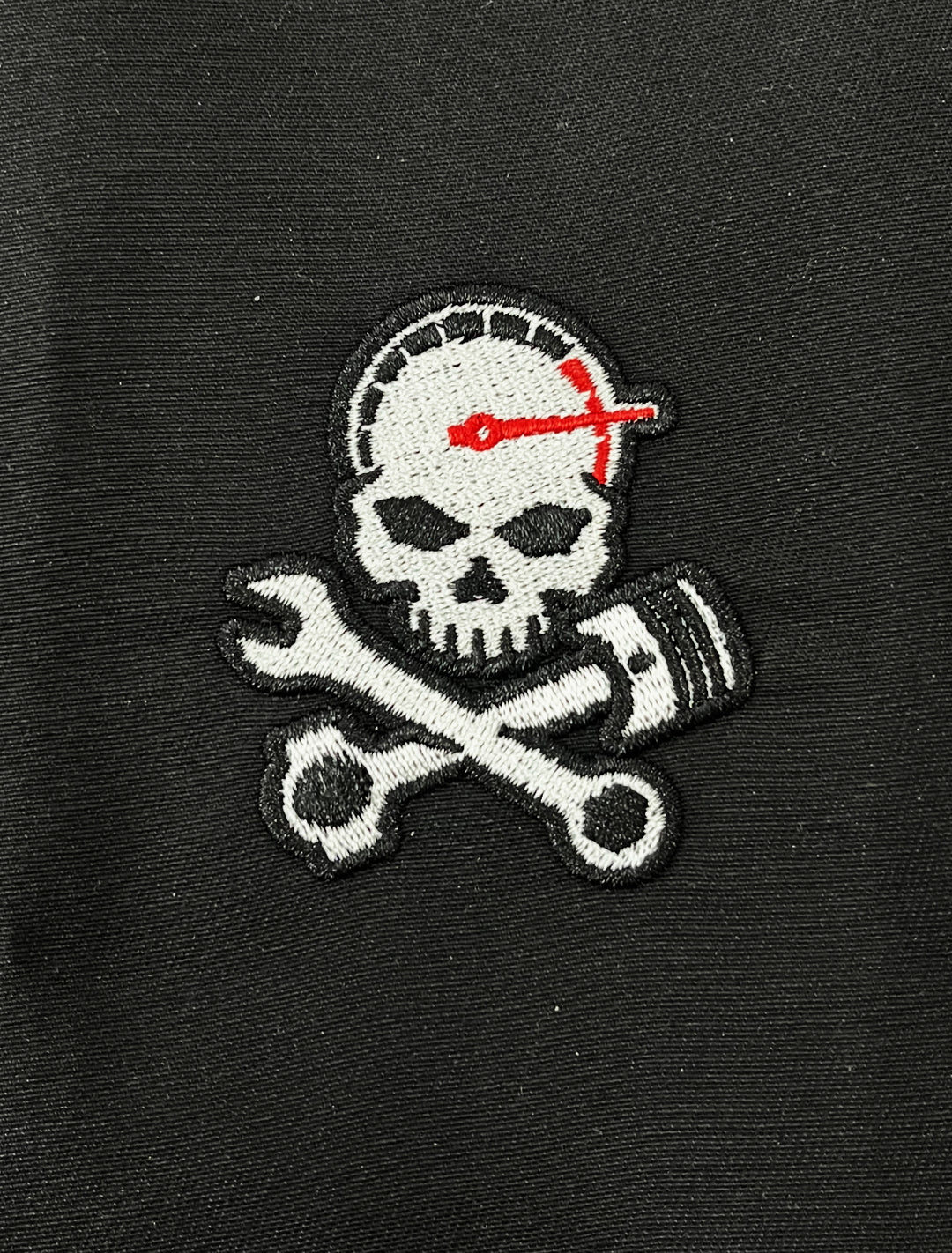 Original Sinner BLACK Embroidered Work Shirt / Shop Shirt