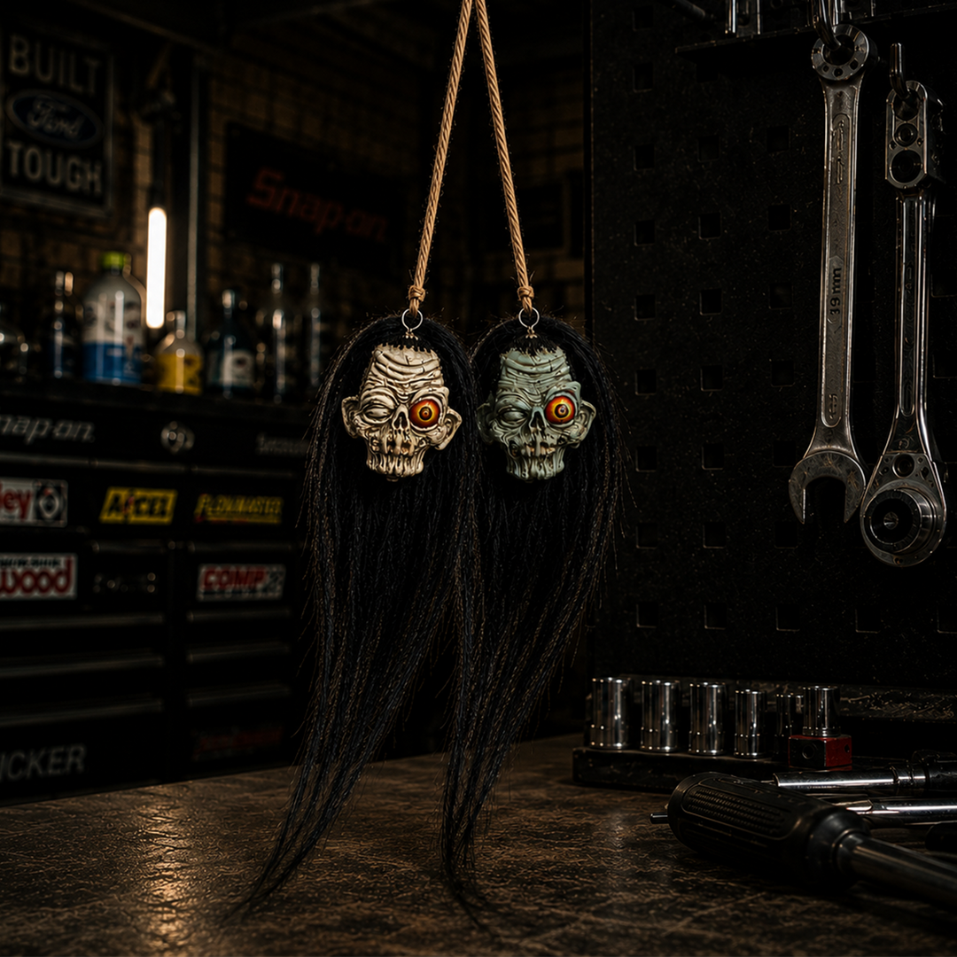 Wacky Weirdo “One Eye Jack” - Hanging Dashboard Ornament - Lethal Threat®