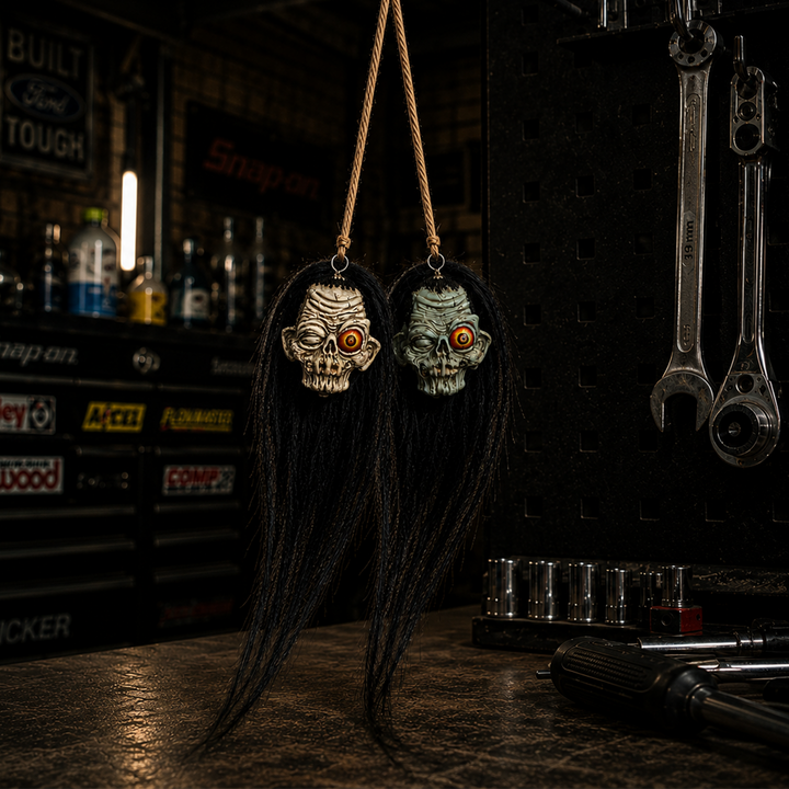 Wacky Weirdo “One Eye Jack” - Hanging Dashboard Ornament - Lethal Threat®