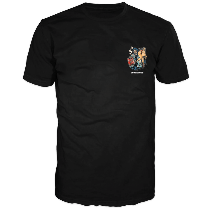 Gas, Ass Or Grass Black Tee