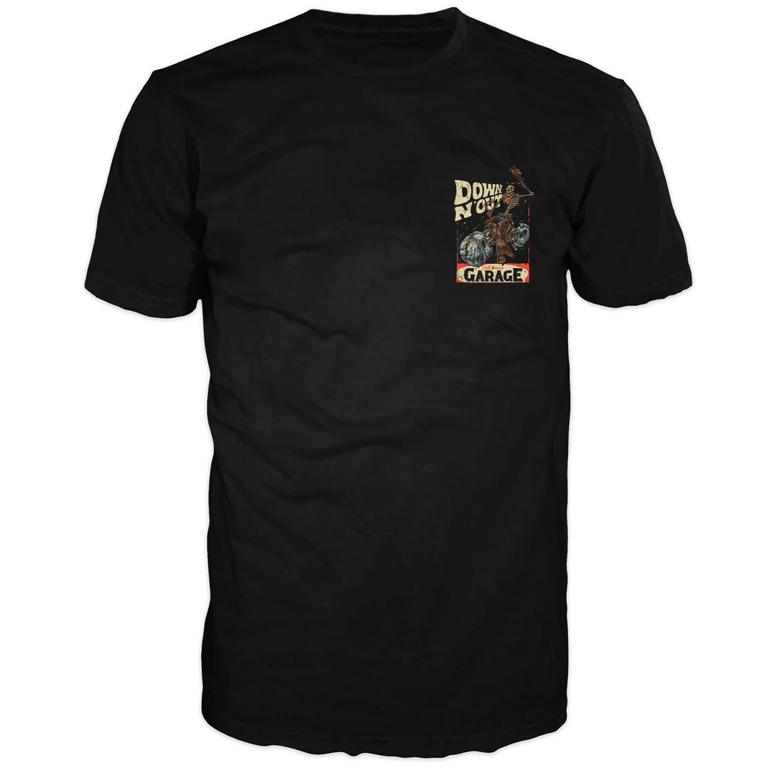 The Grease N Grit Black Tee