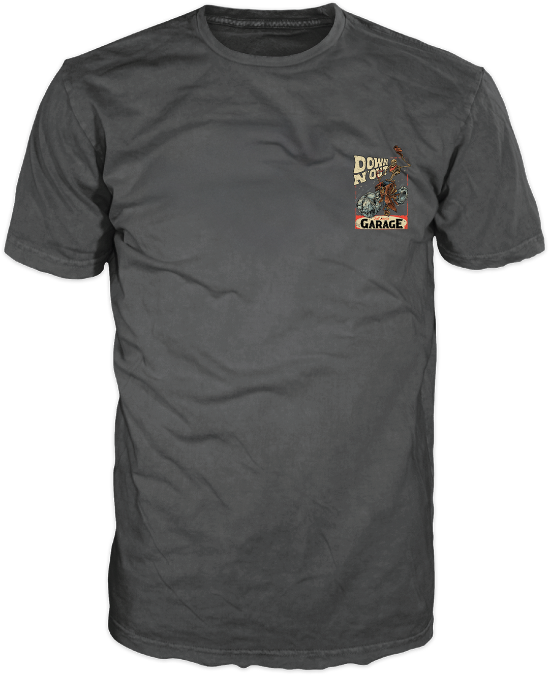 The Grease N Grit Dark Gray Tee