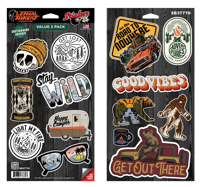 OUTDOOR Series Sticker Bomb Pack – Lethal Threat
