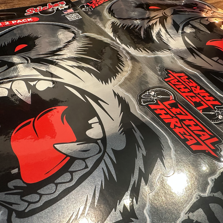 Beast Mode Series Chrome Sticker Bomb Pack