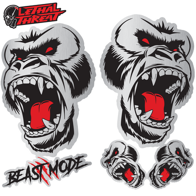 Beast Mode Series Chrome Sticker Bomb Pack