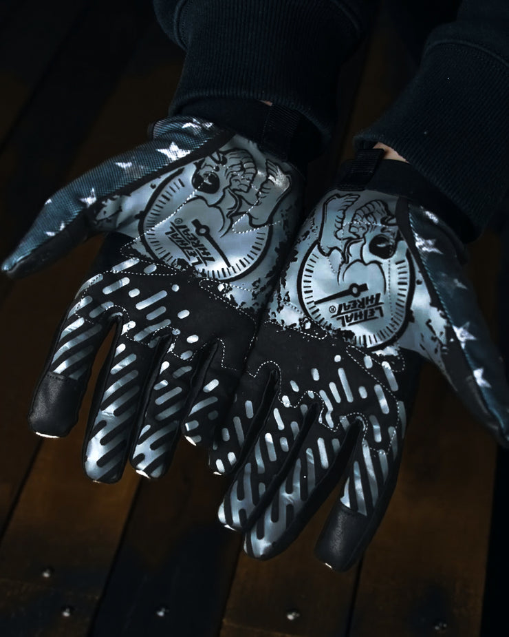 American Bad Ass Skull Hand Gloves