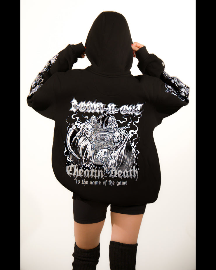 Down n Out Cheating Death Hoodie