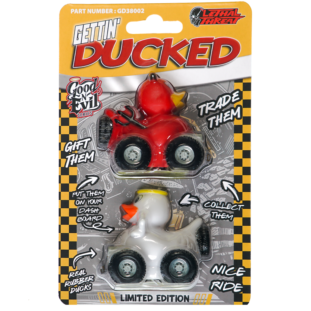 ディック　デュアーステイン/always trust a duck Gettin' Ducked - Good n Evil Rubber Ducks – Lethal Threat