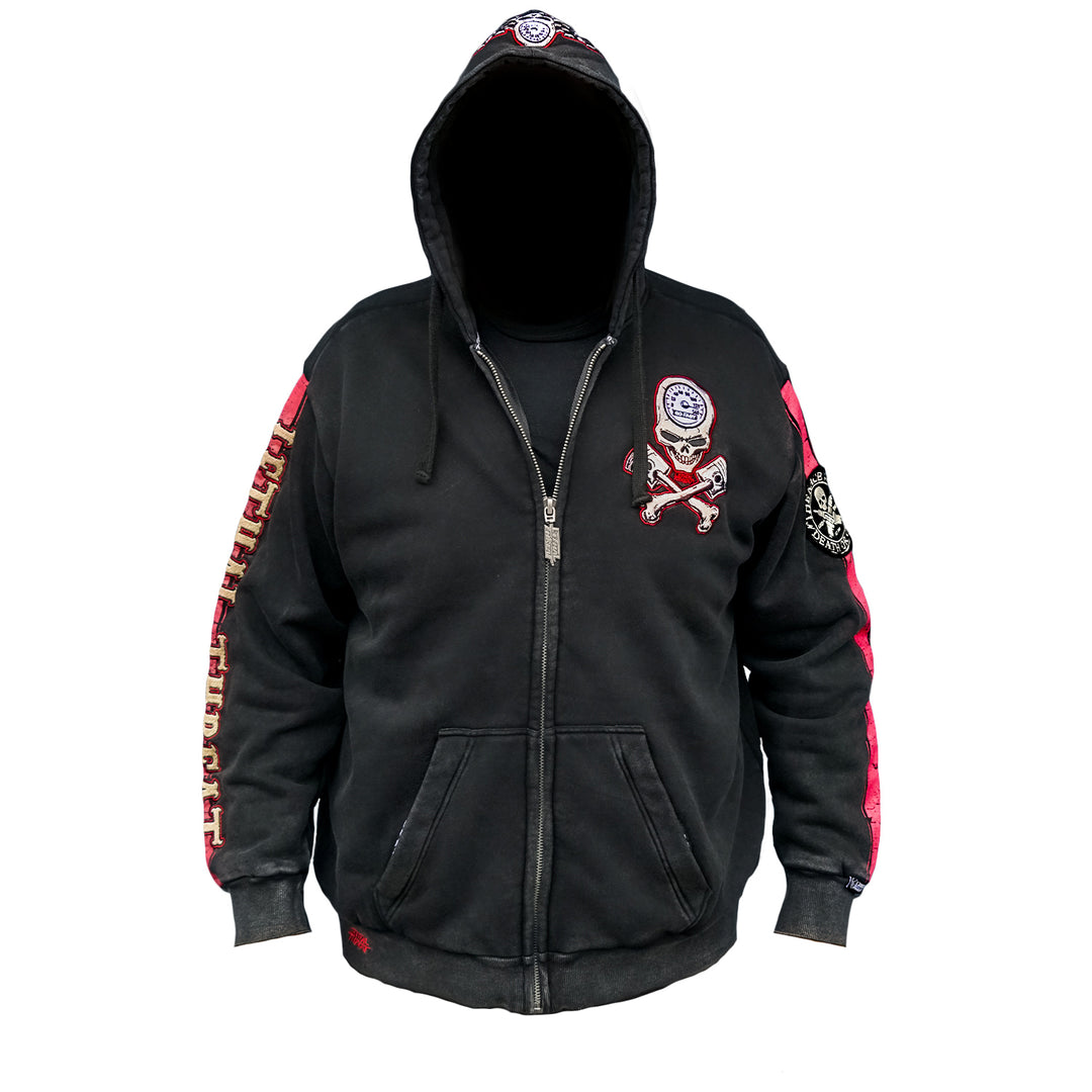 DEATH OR GLORY ZIP UP HOODIE