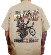 Tequila Down Printed Work Shirt / Shop Shirt