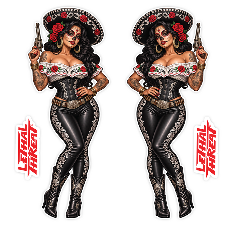 Day of the Dead Pin Up Set Sticker Bomb Pack