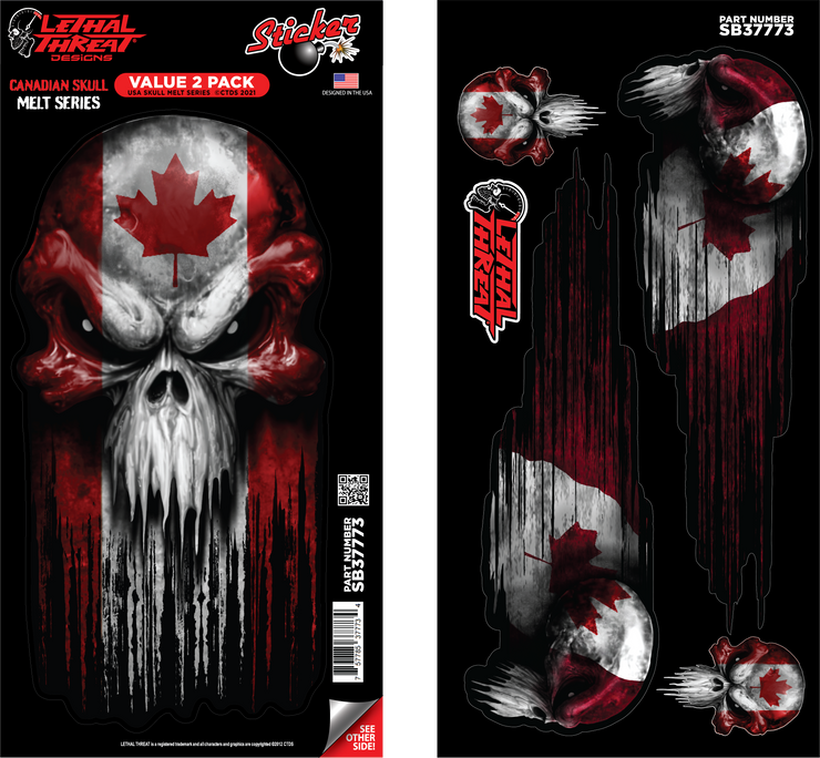 CANADA SKULL Series Sticker Bomb Pack