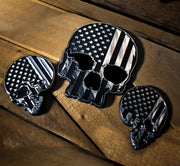 USA Skull Super Pack Peel n Stick ABS Emblems